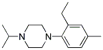 1-(2-Ethyl-4-Methylphenyl)-4-Isopropylpiperazine Struktur