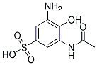 2-Acetamido-6-Aminophenol-4-Sulfonic Acid Struktur