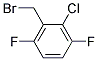 2-Chloro-3,6-difluorobenzyl bromide, 97+% Struktur