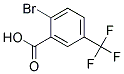 2-Bromo-5-(trfluoromethyl)benzoic acid Struktur