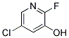 2-FLUORO-3-HYDROXY-5-CHLOROPYRIDINE Struktur