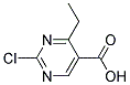 2-chloro-4-ethylpyrimidine-5-carboxylic acid Struktur