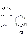 2-Chloro-4-(2-ethoxy-5-methyl-phenyl)-pyrimidine Struktur