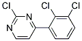 2-Chloro-4-(2,3-dichloro-phenyl)-pyrimidine Struktur