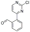 2-(2-Chloro-pyrimidin-4-yl)-benzaldehyde Struktur