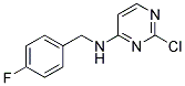 2-chloro-N-(4-fluorobenzyl)pyrimidin-4-amine Struktur