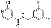 2-Chloro-N-(3,5-difluoro-benzyl)-isonicotinamide Struktur