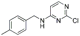 2-chloro-N-(4-methylbenzyl)pyrimidin-4-amine Struktur