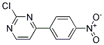 2-Chloro-4-(4-nitro-phenyl)-pyrimidine Struktur