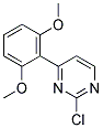 2-Chloro-4-(2,6-dimethoxy-phenyl)-pyrimidine Struktur