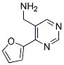 1-(4-furan-2-ylpyrimidin-5-yl)methanamine Struktur