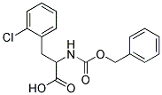 2-{[(benzyloxy)carbonyl]amino}-3-(2-chlorophenyl)propanoic acid Struktur