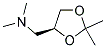 1-[(4S)-2,2-dimethyl-1,3-dioxolan-4-yl]-N,N-dimethylmethanamine Struktur