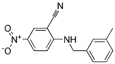 2-(3-Methyl-benzylamino)-5-nitro-benzonitrile Struktur