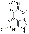 2-chloro-6-(2-ethoxypyridin-3-yl)-9H-purine Struktur