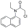 2-CHLORO-N-ETHYL-N-1-NAPHTHYLACETAMIDE Struktur