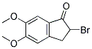 2-BROMO-5,6-DIMETHOXY INDANONE Struktur