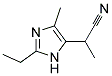 1-Cyanoethyl-2-Ethyl-4-MethylImidazol Struktur