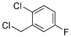 2-Chloro-5-Fluorobenzyl Chloride Struktur