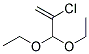 2-Chloroacrolein Diethyl Acetal Struktur