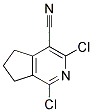 1,3-DICHLORO-6,7-DIHYDRO-5H-CYCLOPENTA(C)PYRIDINE-4-CARBONITRILE Struktur