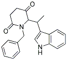 1-BENZYL-6-(1-METHYL-3-INDOLYLMETHYL)-2,5-PIPERIDINEDIONE Struktur