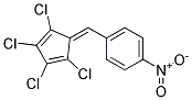 1-NITRO-4-((2,3,4,5-TETRACHLORO-2,4-CYCLOPENTADIENYLIDENE)METHYL)BENZENE Struktur