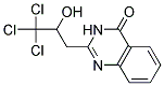 2-(3,3,3-TRICHLORO-2-HYDROXYPROPYL)-4(3H)-QUINAZOLINONE Struktur