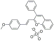 2-(4-METHOXYSTYRYL)-3-PHENYLCHROMENYLIUMPERCHLORATE Struktur