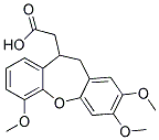 2,3,6-TRIMETHOXY-10,11-DIHYDRODIBENZ(B,F)OXEPIN-10-YLACETATE Struktur