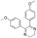 2,3-BIS(P-METHOXYPHENYL)-5,6-DIHYDROPYRAZINE Struktur