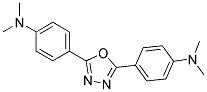 2,5-BIS(P-(DIMETHYLAMINO)PHENYL)-1,3,4-OXADIAZOLE Struktur