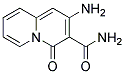 2-AMINO-4-OXO-4H-QUINOLIZINE-3-CARBOXAMIDE Struktur