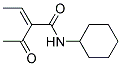 2-ACETYL-N-CYCLOHEXYL-2-BUTENAMIDE Struktur