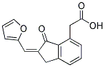 2-FURFURYLIDENE-3-OXO-4-INDANYLACETATE Struktur