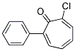 2-CHLORO-7-PHENYL-2,4,6-CYCLOHEPTATRIENONE Struktur