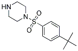 1-(4-tert-Butyl-benzenesulfonyl)-piperazine Struktur