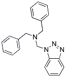 1-(Dibenzylaminomethyl)benzotriazole Struktur