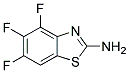 2-Amino-4,5,6-trifluorobenzothiazole Struktur