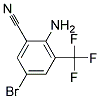 2-Amino-5-bromo-3-(trifluoromethyl)benzonitrile Struktur