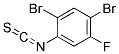 2,4-Dibromo-5-fluorophenylisothiocyanate Struktur