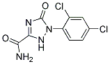 1-(2,4-Dichlorophenyl)-2,5-dihydro-5-oxo-1H-1,2,4-triazole-3-carboxamide Struktur