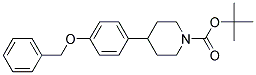 1-BOC-4-(4-BENZYLOXY-PHENYL)-PIPERIDINE
 Struktur