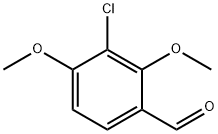 2,4-DIMETHOXY-3-CHLOROBENZALDEHYDE
 Struktur