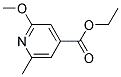 2-METHOXY-6-METHYL-4-PYRIDINECARBOXYLIC ACID ETHYL ESTER Struktur