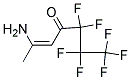 2-AMINO-5,5,6,6,7,7,7-HEPTAFLUOROHEPT-2-ENE-4-ONE Struktur