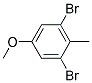 2,6-DIBROMO-4-METHOXYTOLUENE Struktur