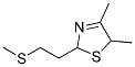 2,5-DIHYDRO-4,5-DIMETHYL-2-[2-(METHYLTHIO)ETHYL] THIAZOLE Struktur
