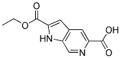 2-(ETHOXYCARBONYL)-1H-PYRROLO[2,3-C]PYRIDINE-5-CARBOXYLIC ACID Struktur