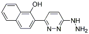 2-(6-HYDRAZINOPYRIDAZIN-3-YL)-1-NAPHTHOL Struktur